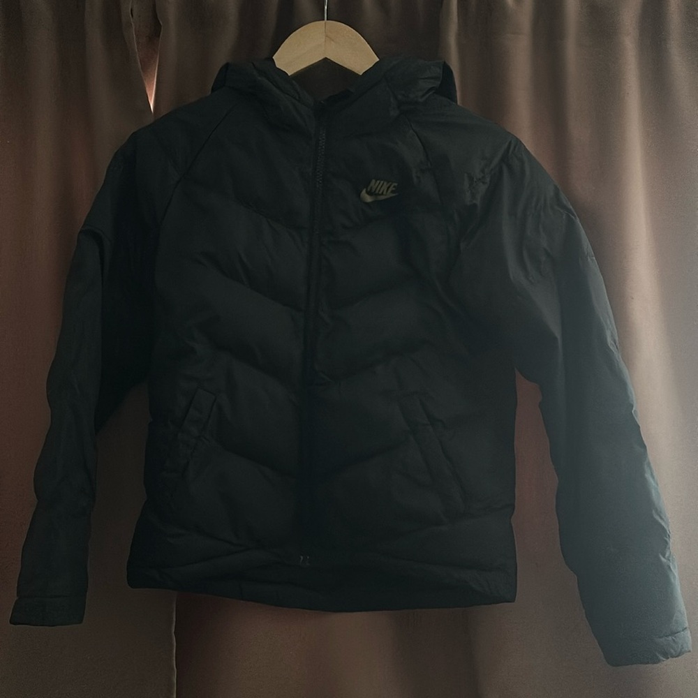 Girls black Nike coat